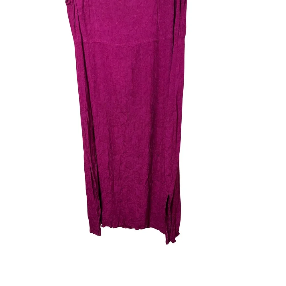 KSL Karin Stevens 2 Piece Dress Set Plus Size‎ 20W Magenta Maxi Dress Blouse